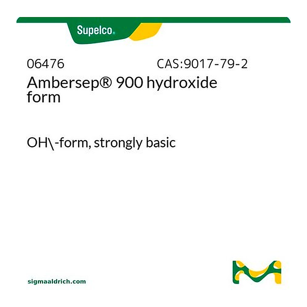Merck Ambersep(R) 900 hydroxide form