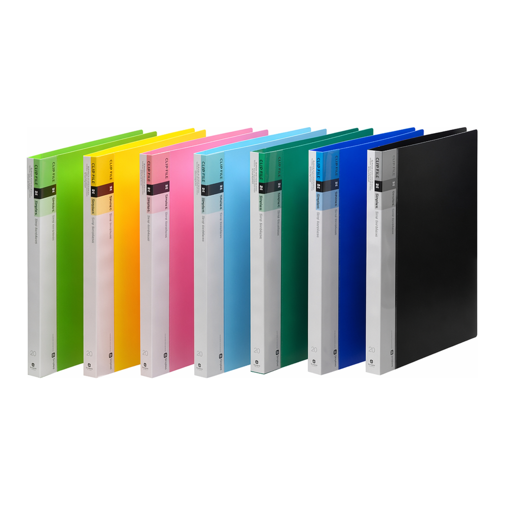OFFICENEX 문화 인덱스 클리어화일 40매(A4/노랑/F5521-774)친환경 인증 상품