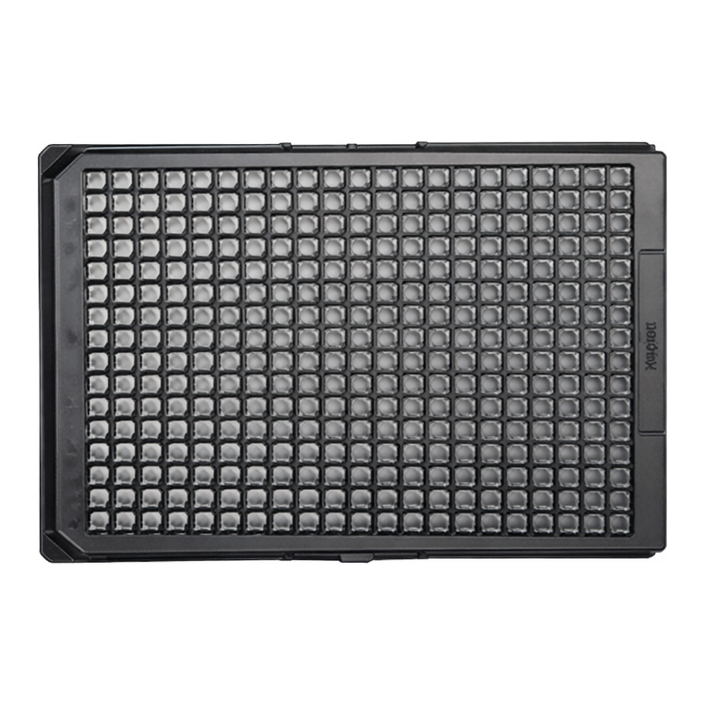 Greiner Bio One CELL CULTURE MICROPLATE, 384 WELL, PS, F-BOTTOM,µCLEAR®, BLACK, CELLSTAR®, CELL-REPELLENT SURFACE, LID, STERILE, 8 PCS./BAG