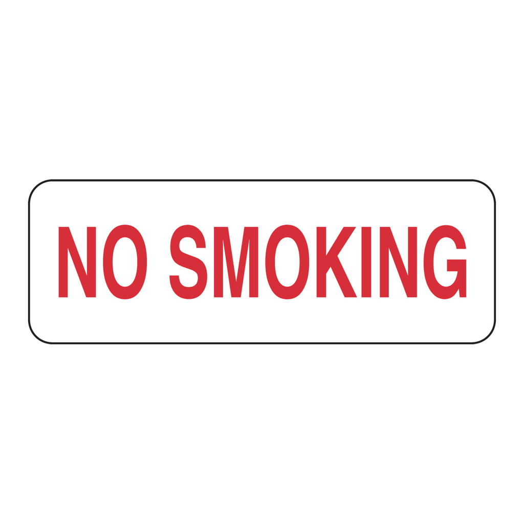 Brady No Smoking Sign