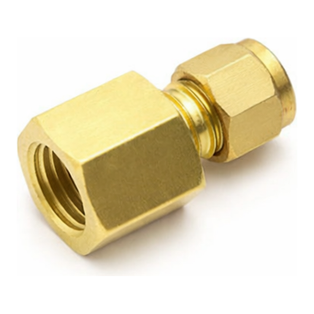 Agilent 1/4inch x 1/4inch brass tubing connector