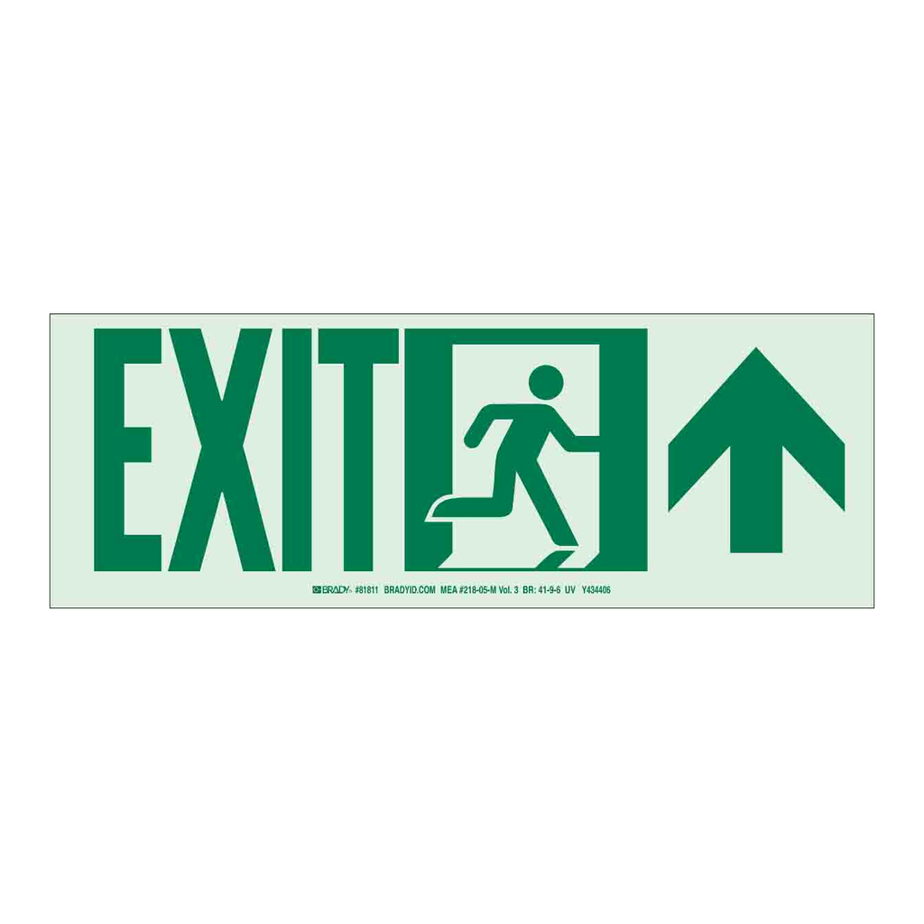 Brady Exit Sign