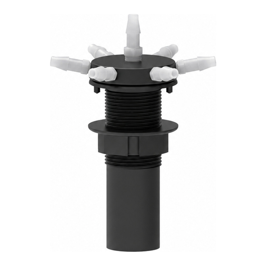 HPLC waste mount, Ø 32, 7x tube