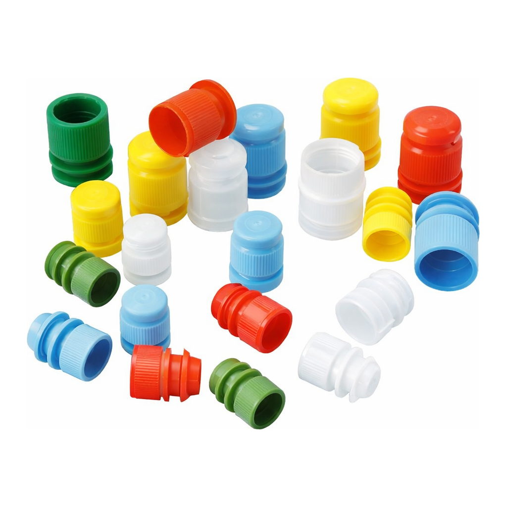 AS ONE Colorful Test Tube Cap (disposable type), 컬러풀 시험관 캡 (디스포 타입)