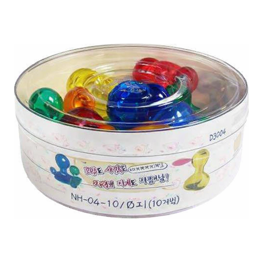 OFFICENEX 큐트 자석홀더(대/NH-04-10/10개입/Ø21mm)