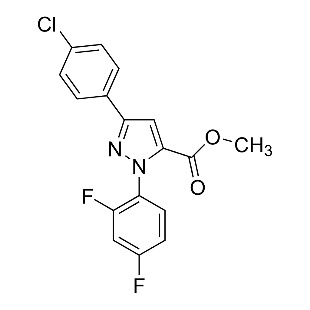 Merck Methyl 3-(4-chlorophenyl)-1-(2,4-difluorophenyl)-1H-pyrazole-5-carboxylate