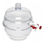 Merck SP Bel-Art(R) "Space Saver" Polycarbonate Vacuum Desiccator with Clear Polycarbonate Bottom