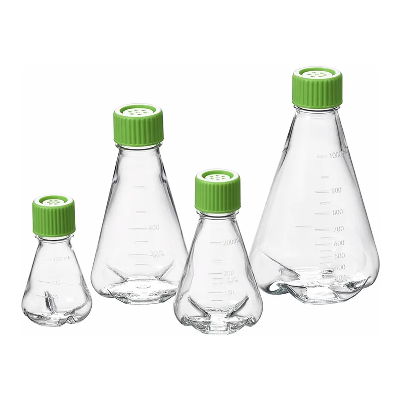 VWR PETG Erlenmeyer shaker flasks, baffled bottom