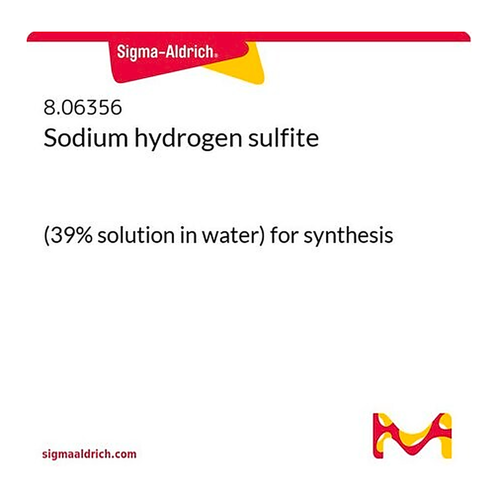 Merck SODIUM HYDROGEN SULFITE (39% SOLUTION IN