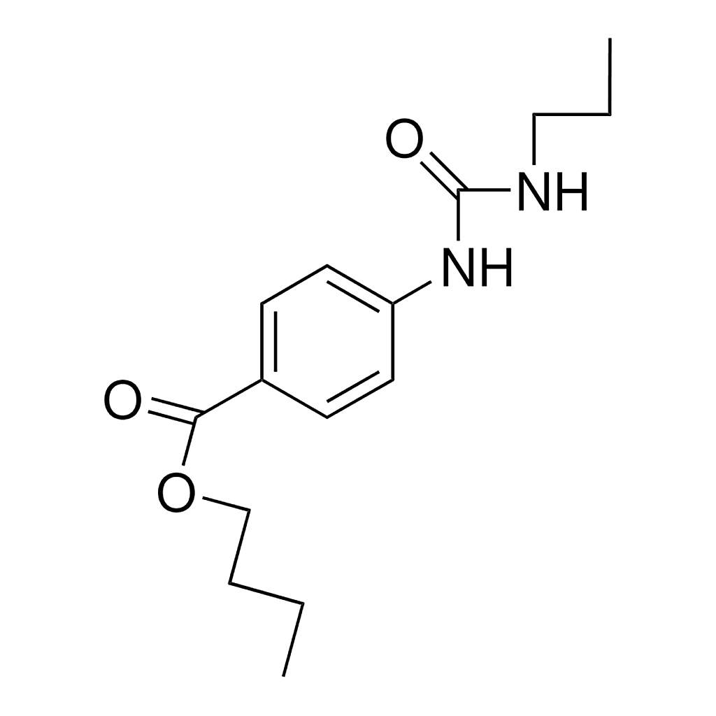 Merck BUTYL 4-(3-PROPYLUREIDO)BENZOA - 50 MG&