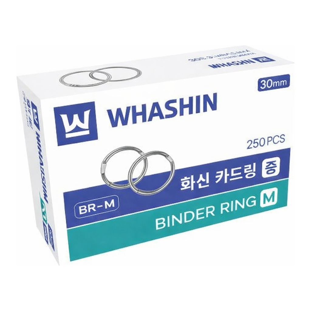 OFFICENEX 화신 카드링 중(30mm/내경25mm/250개입)