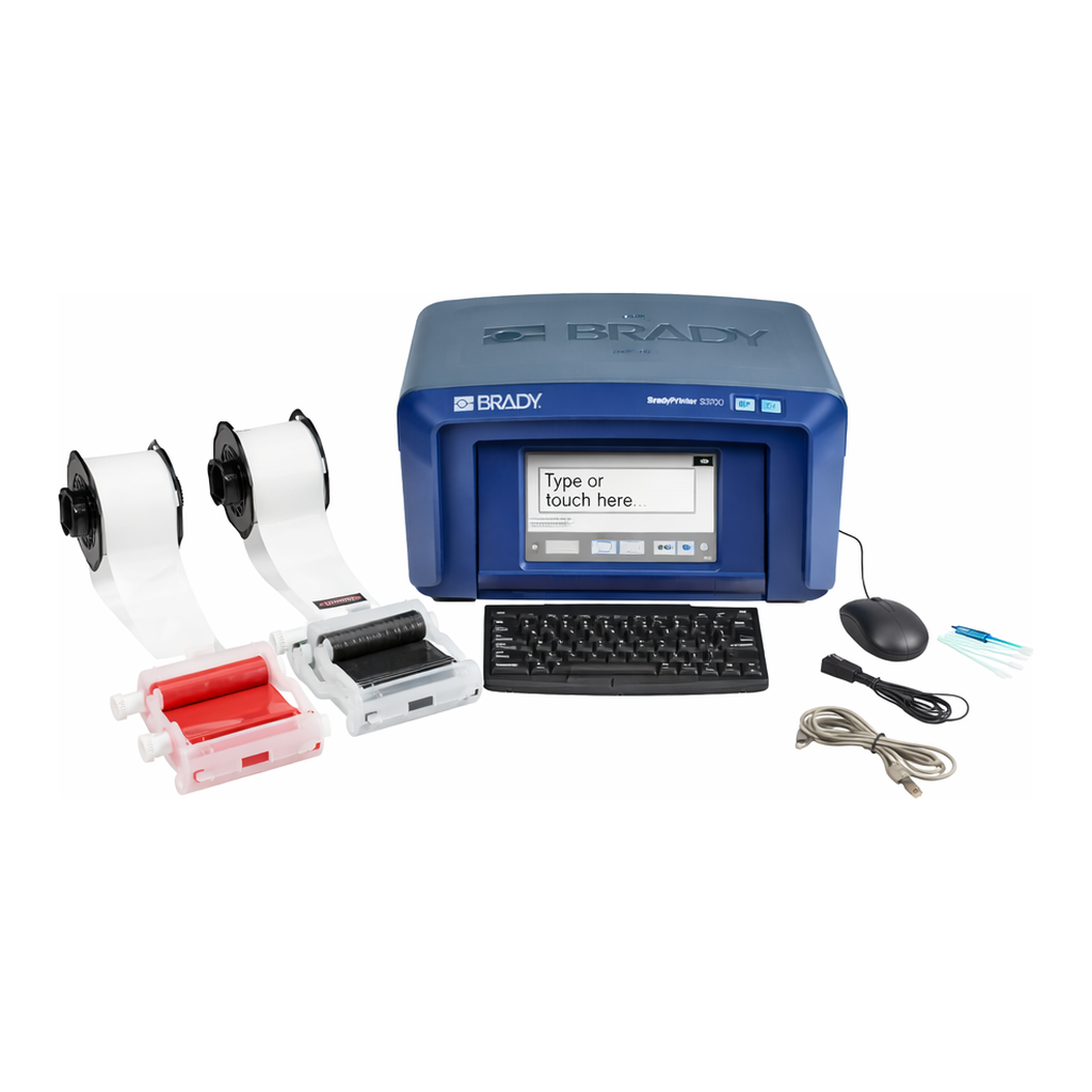 Brady BradyPrinter S3700 and Lockout Tagout Materials Kit for LINK360 Software (LINK360 Sold Separately)