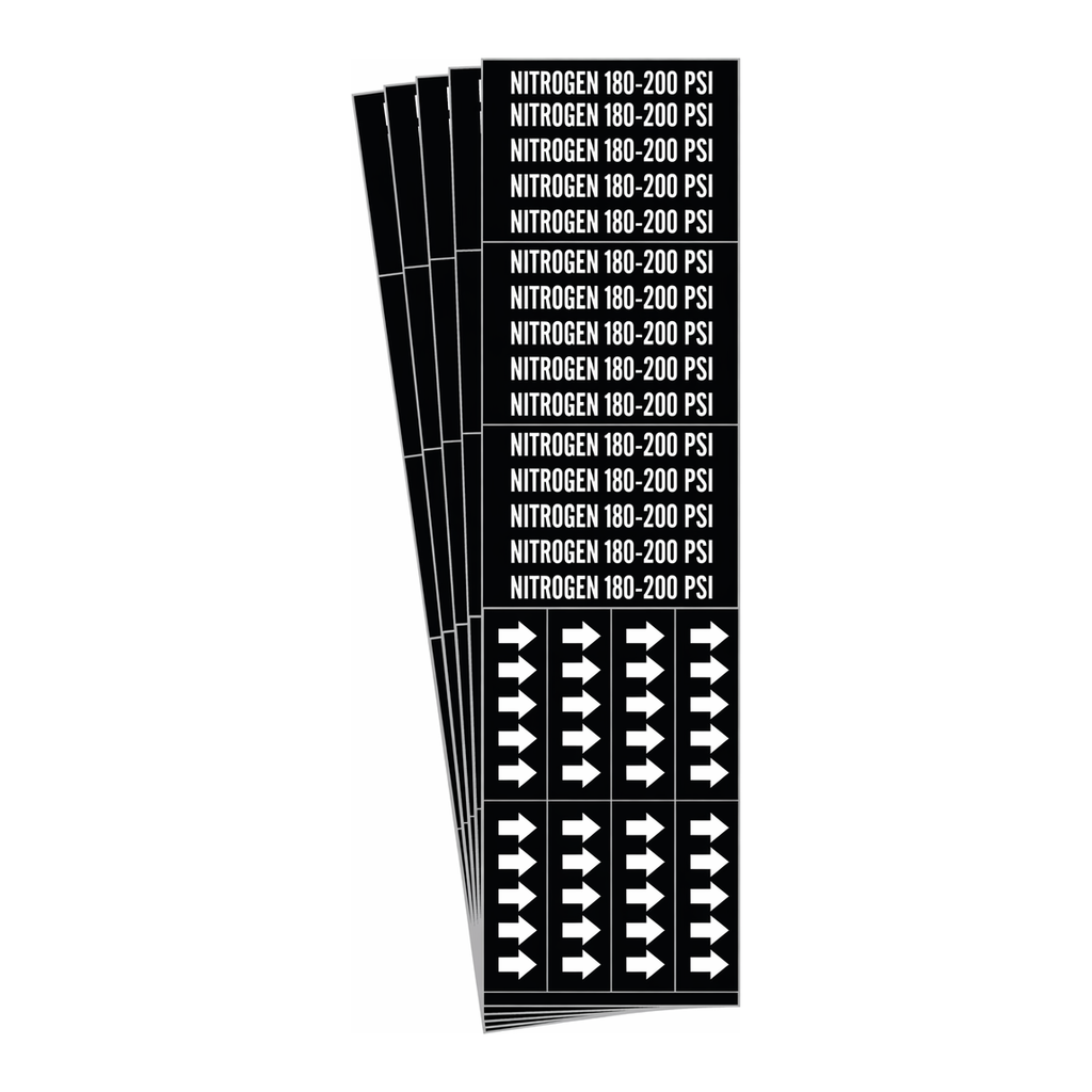 Brady NITROGEN 180-200 PSI Pipe Marker