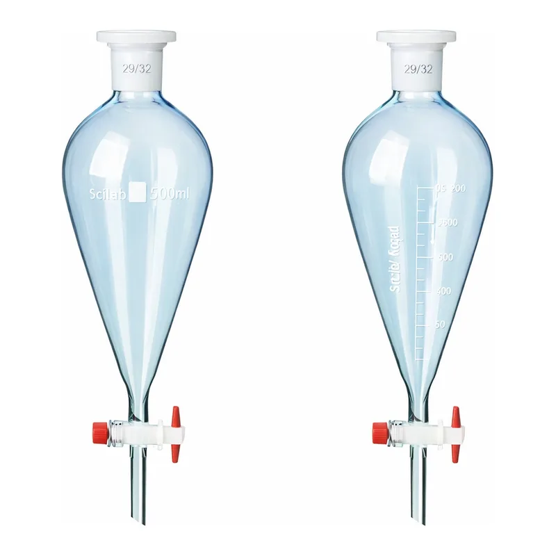 Daihan Science SciLab “Squibb” Separatory Funnel, Standard- or Graduated-type, 125~2,000㎖<br>W