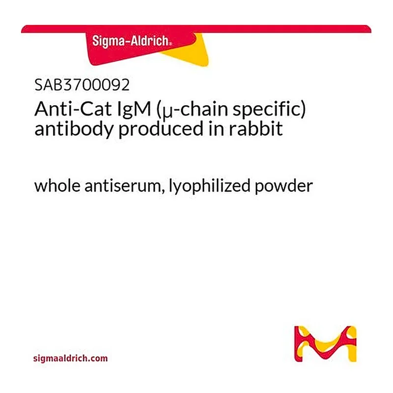 Merck Anti-Cat IgM (mu-chain specific) antibody produced in rabbit