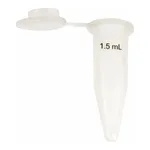 Bio Plas 4167SLS50 Siliconized Flat Top Microcentrifuge G-Tube, 1.5mL, Sterile, 50/Bag to 5 Bags/Pk, Natural, (Pack of 250)