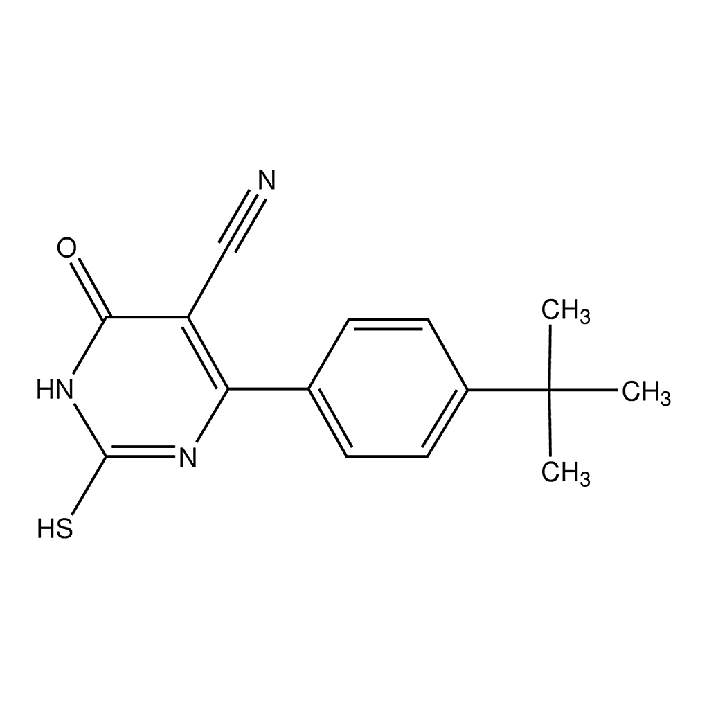 Merck 4-(4-tert-Butylphenyl)-2-mercapto-6-oxo-1,6-dihydropyrimidine-5-carbonitrile