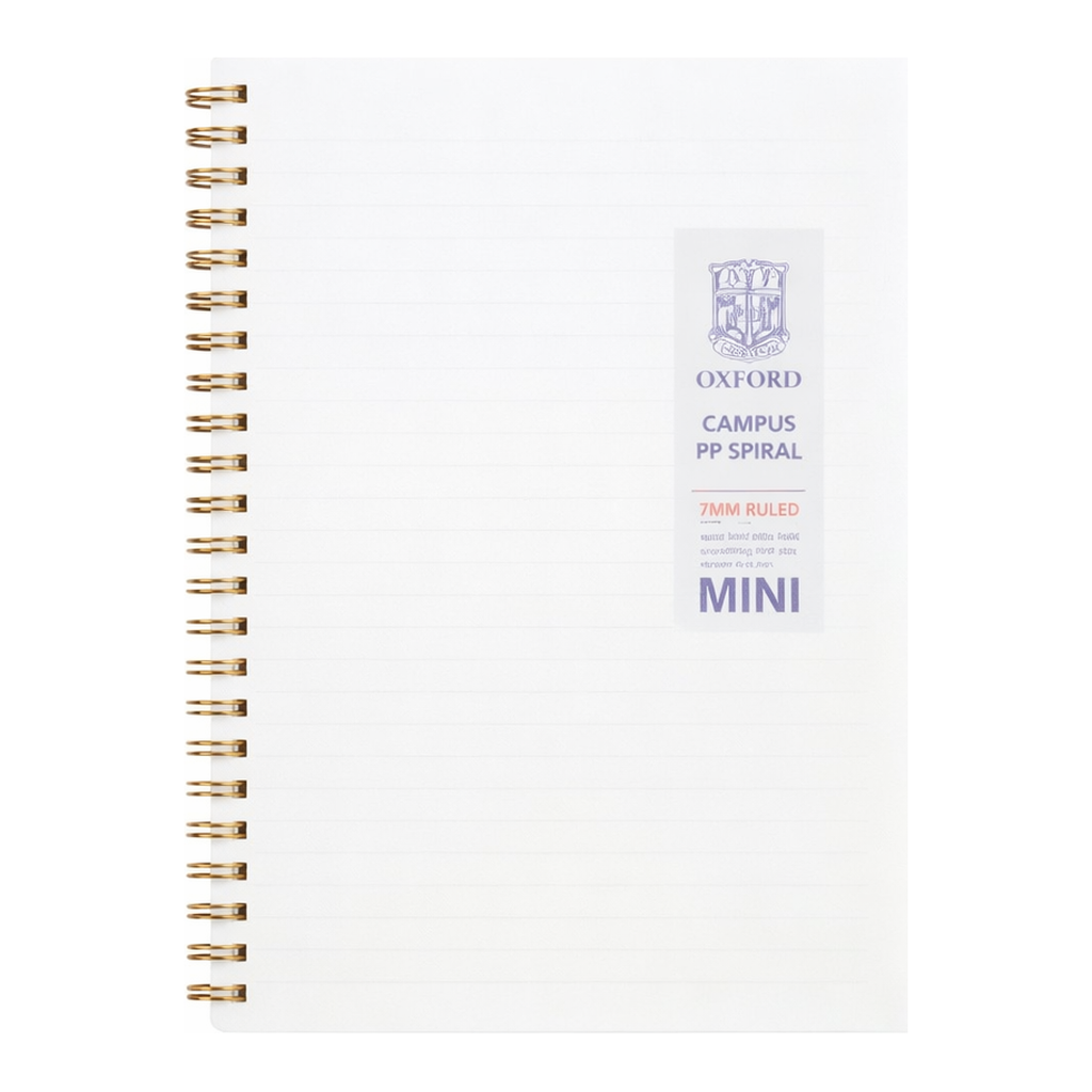OFFICENEX 밀크PP 스프링(좌철) MINI/좌철/줄/80매