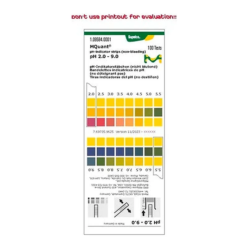 Merck PH-INDICATOR STRIPS NON-BLEEDING SPECIAL