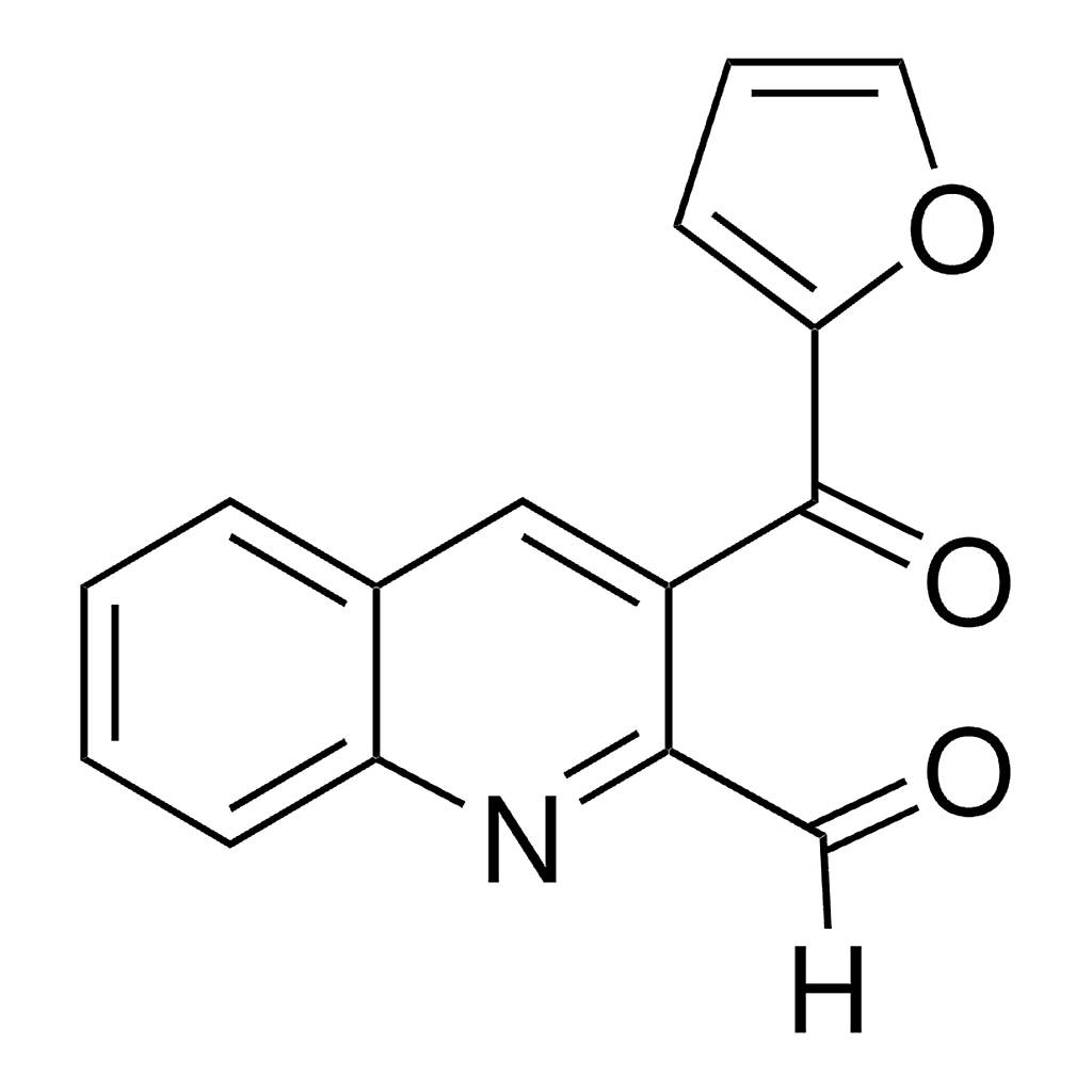 Merck 3-(2-Furoyl)quinoline-2-carboxaldehyde