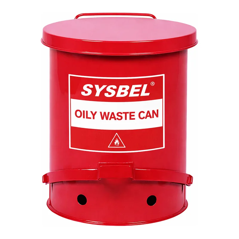 AS ONE Fire Oily Waste Can, 내화 쓰레기통