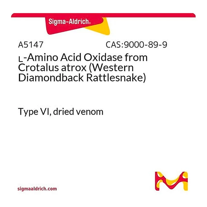 Merck L-Amino Acid Oxidase from Crotalus atrox (Western Diamondback Rattlesnake)