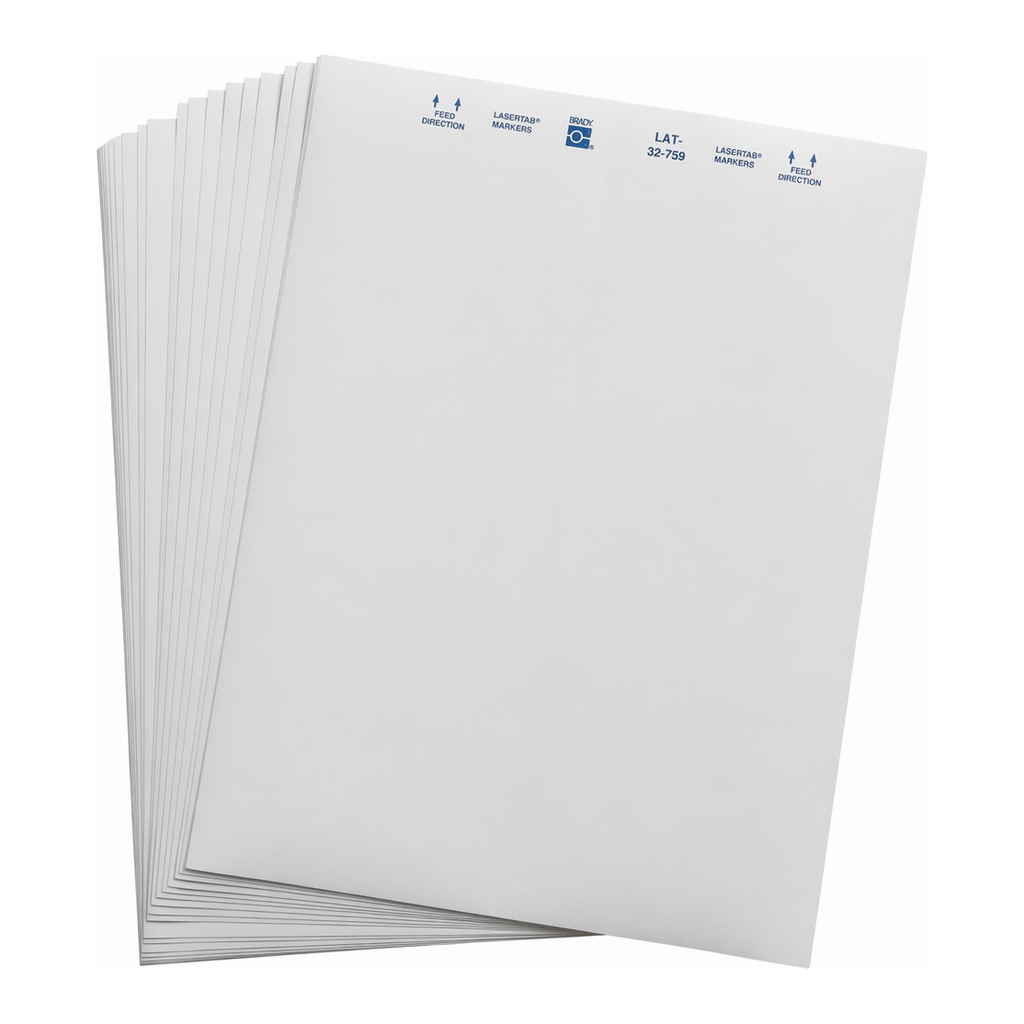 Brady LaserTab Paper Labels