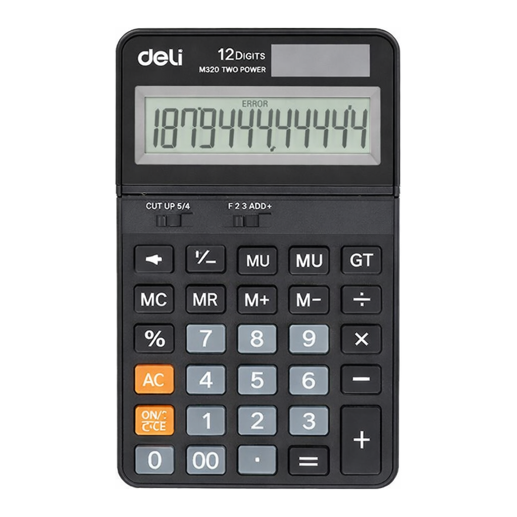 OFFICENEX DELI 계산기(EM320/블랙/12자리)