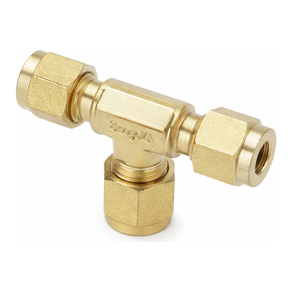 Merck SWAGELOK 400-3,BRASS TEE 1/4" EA