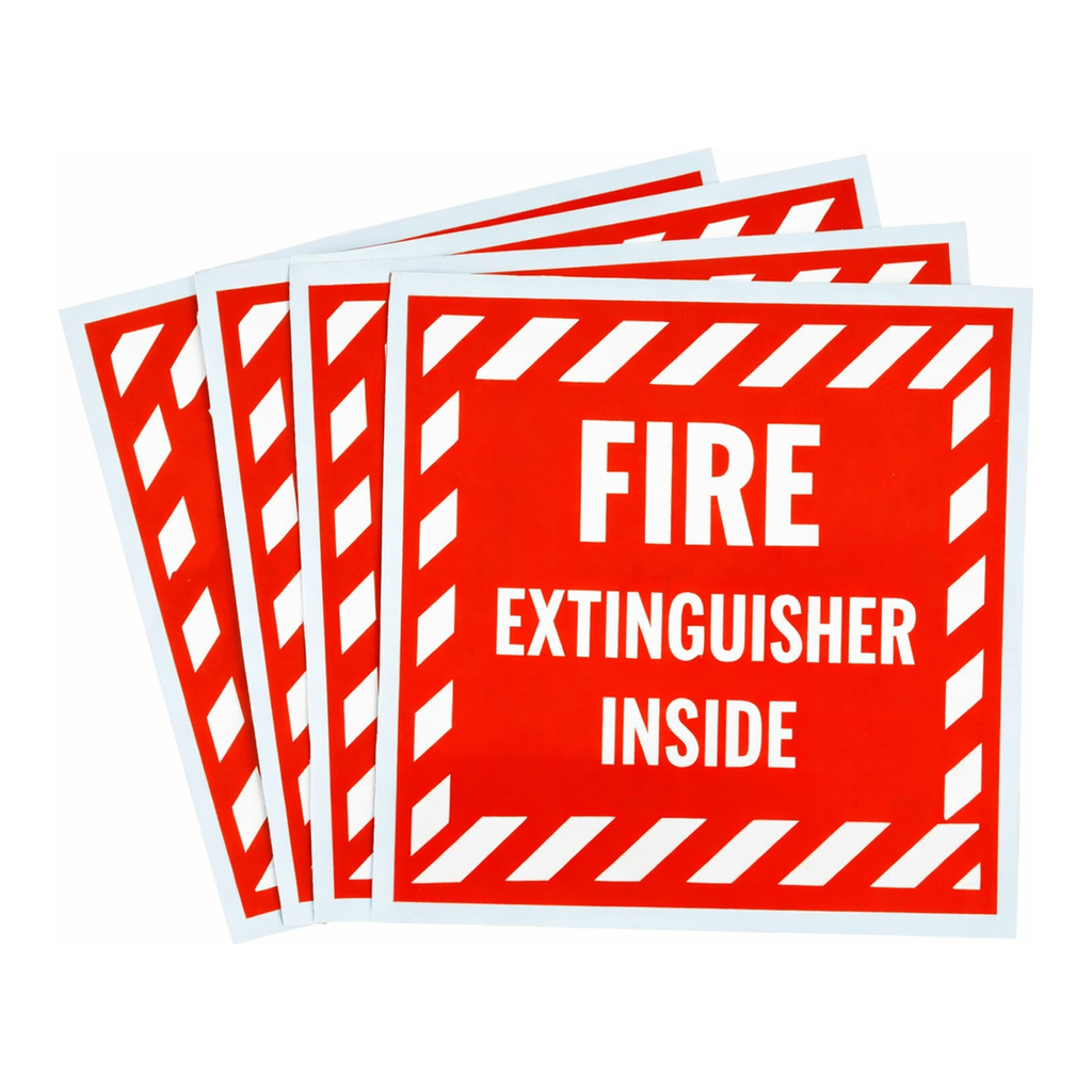 Brady Fire Extinguisher Inside Label