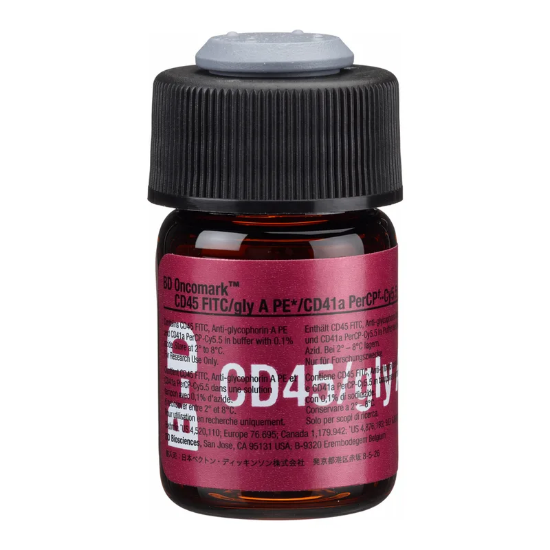 BD Anti-Human CD45 FITC/Gly A PE/CD41a PerCP-Cy5.5
