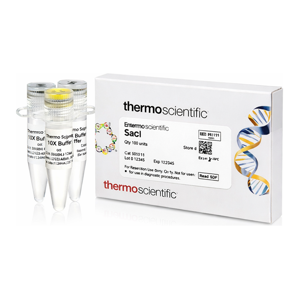 Thermo Fisher Scientific SacI (10 U/&mu;L), 1,200 units