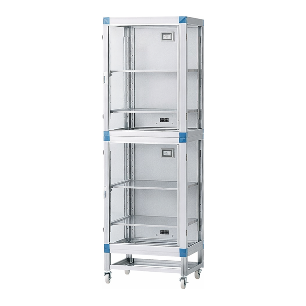 AS ONE ID Desiccator 574 x 517 x 1765mm Reinforced Plastic Shelf Board