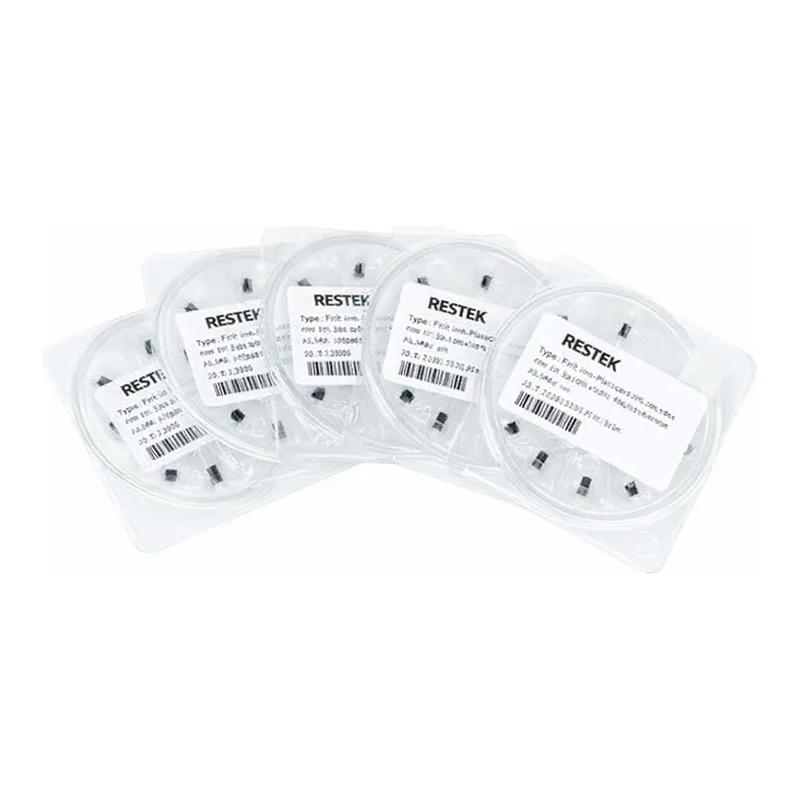 Restek Ferrule, Vespel/Graphite, VG1, 85% Vespel/15% Graphite Standard, 1/16in, 0.5mm ID, 50-pk.