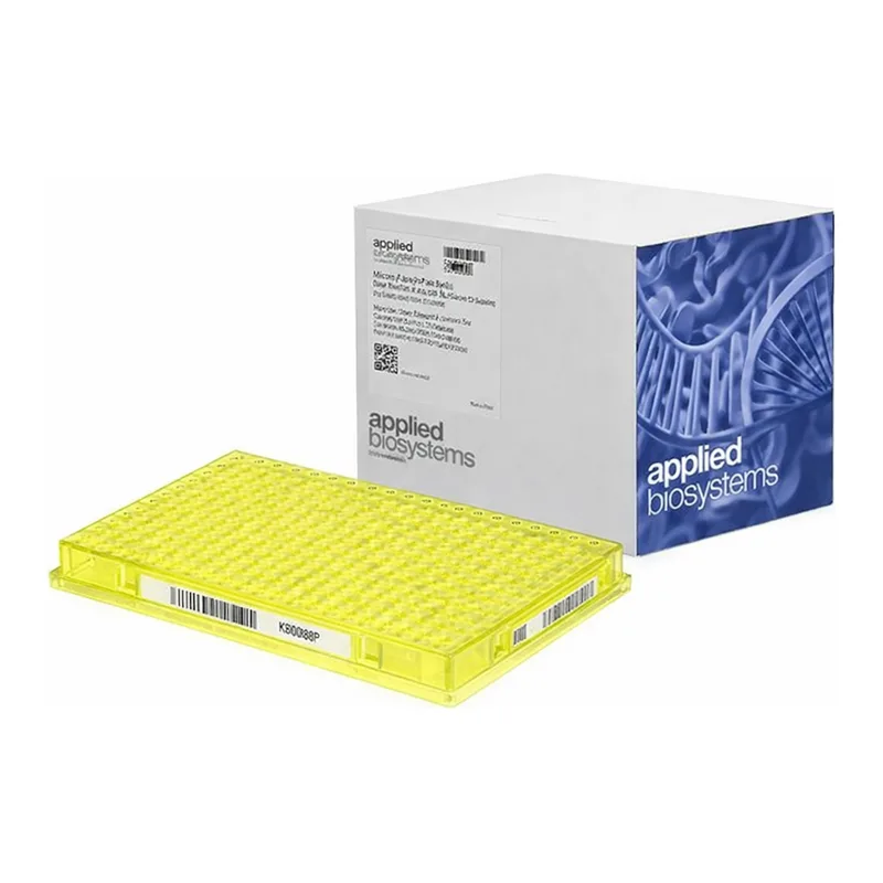 Thermo Fisher Scientific MicroAmp EnduraPlate Optical 384-Well Yellow Reaction Plates with Barcode