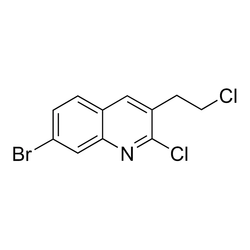 Merck 2-Chloro-3-(2-chloroethyl)-7-bromoquinoline