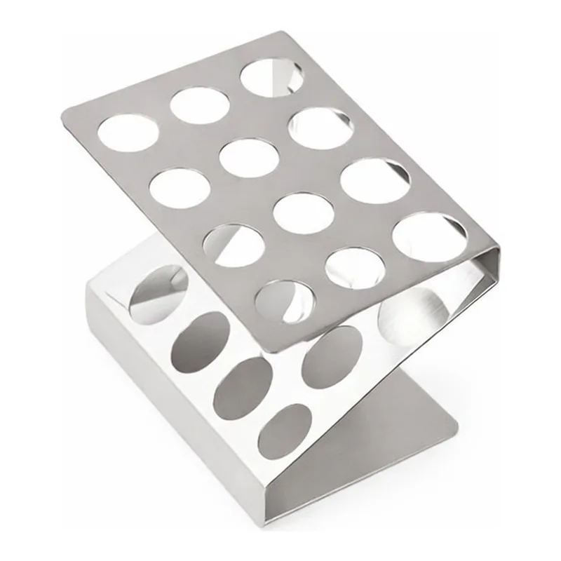 AS ONE Test Tube Stand Z Type Type 13mmφ x 12 Pcs Stainless Steel (SUS304)