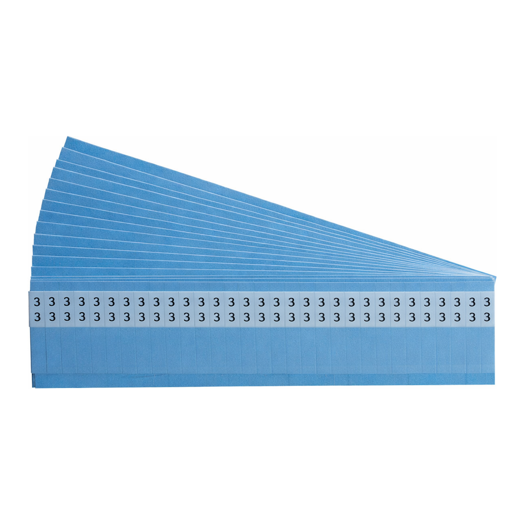 Brady Numerical Legend Self-Laminating Wire Marking Cards