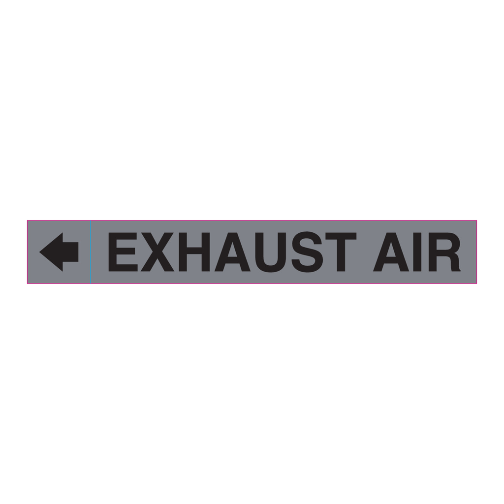 Brady EXHAUST AIR Plenum Duct Marker