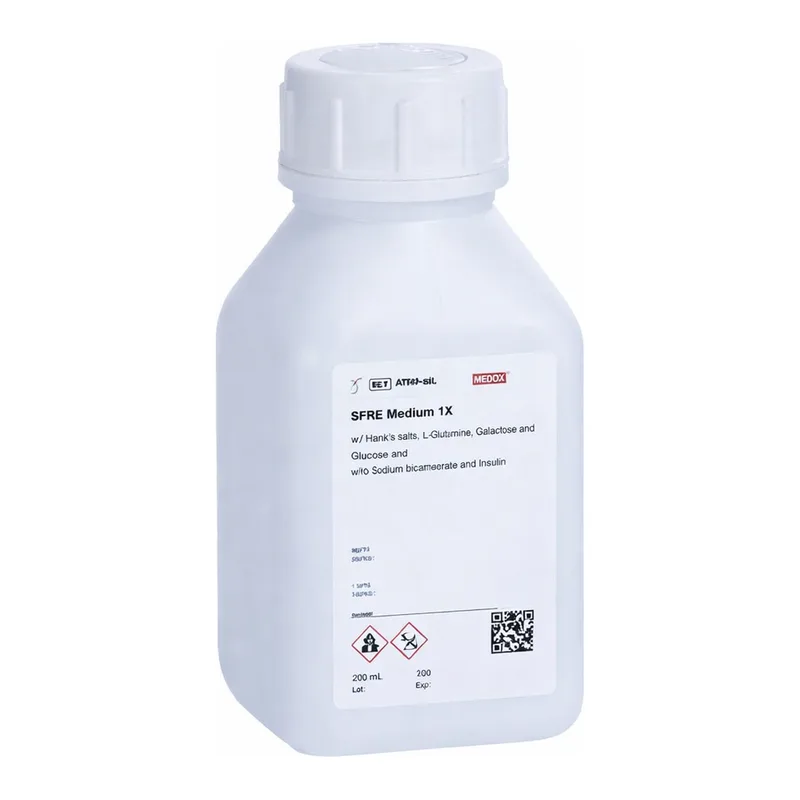 Himedia SFRE Medium 199-1 w/ Hanks` salts, L-Glutamine, Galactose and Glucose w/o Sodium bicarbonate and Insulin