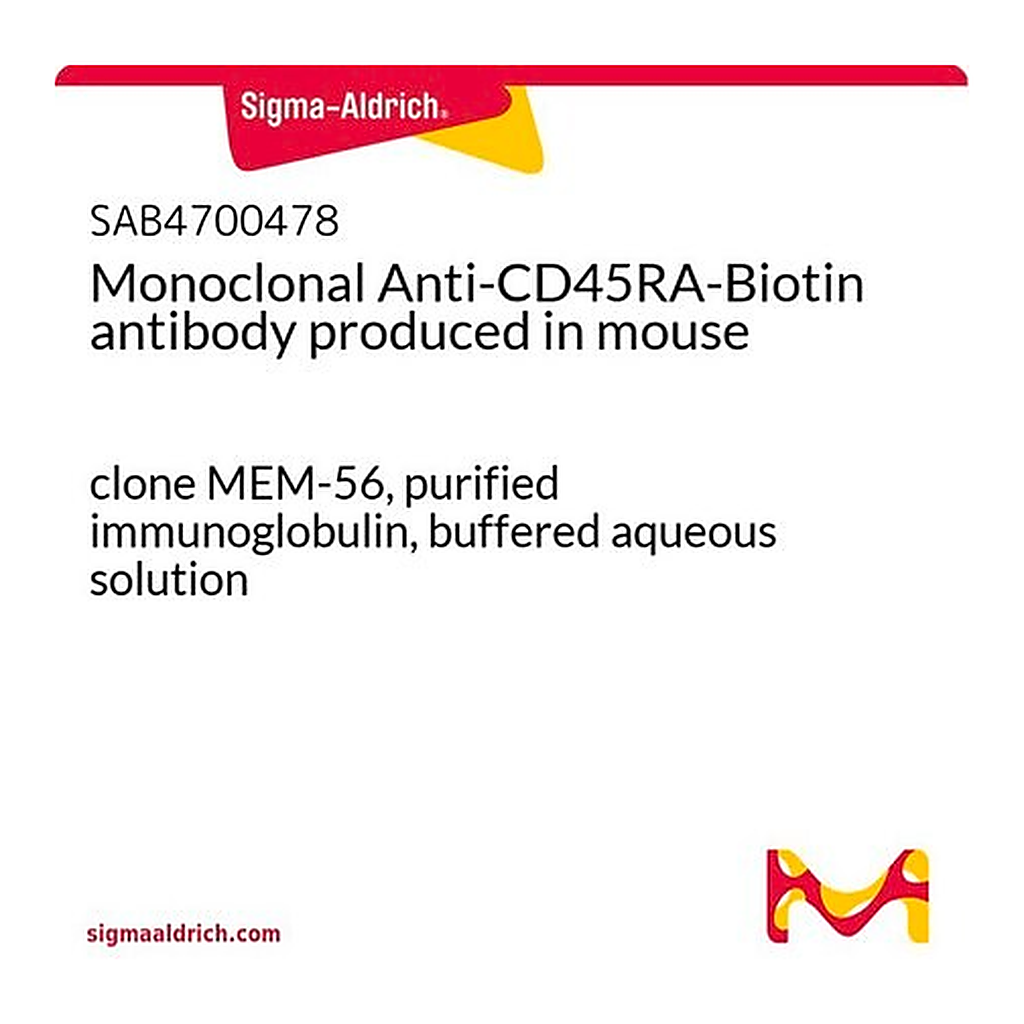 Merck Monoclonal Anti-CD45RA-Biotin antibody produced in mouse