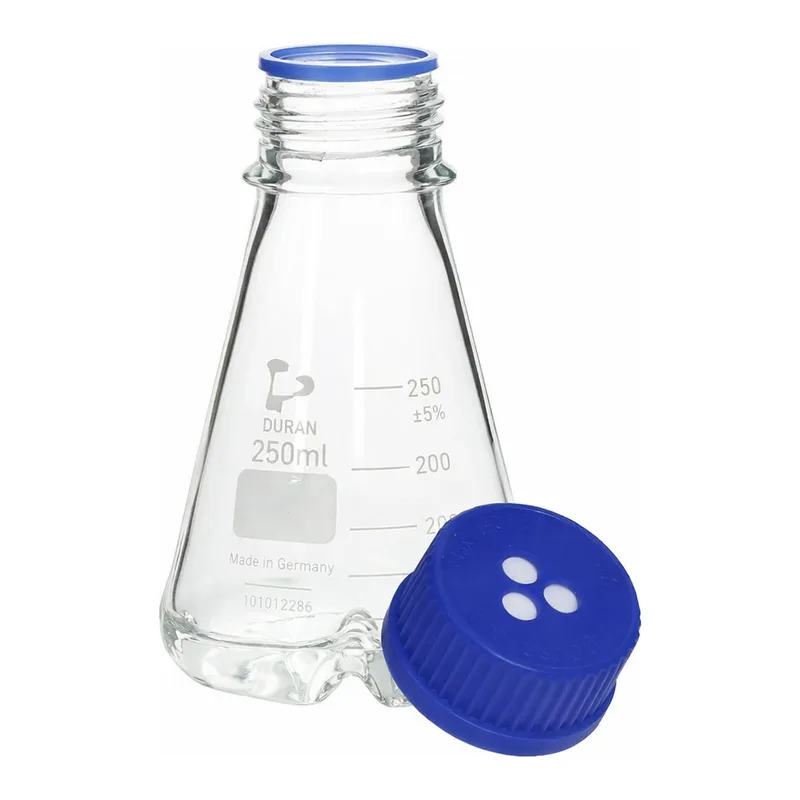 AS ONE Screw Cap Shaking Erlenmeyer Flask (with Baffle), 스크루캡 진탕 삼각플라스크(배플형)