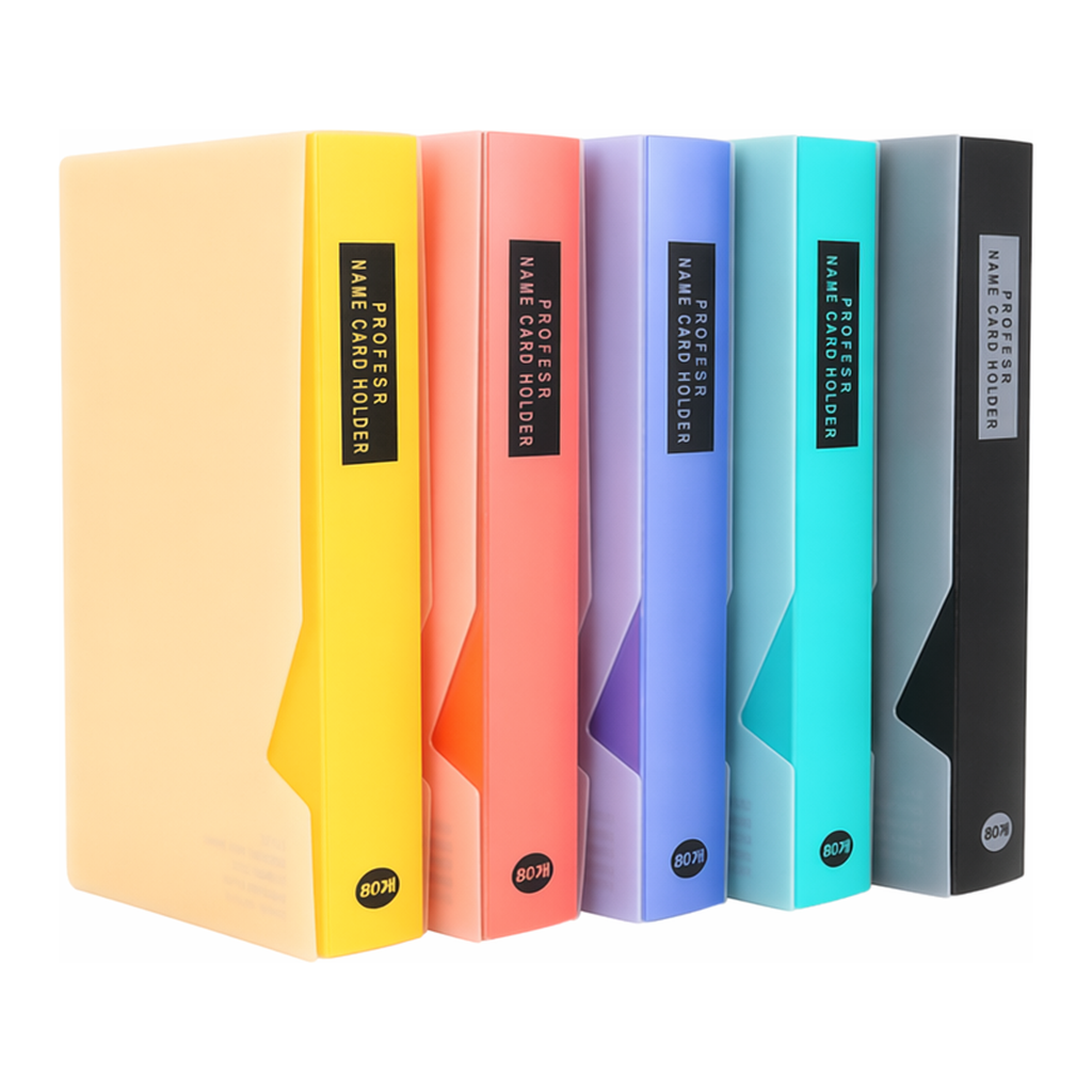 OFFICENEX 아톰 PP명함화일240명 N102 적색