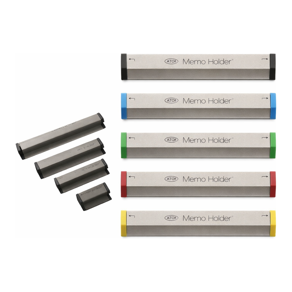 OFFICENEX 아톰 칼라메모홀더 소 40*18*12mm 녹색(40mm)