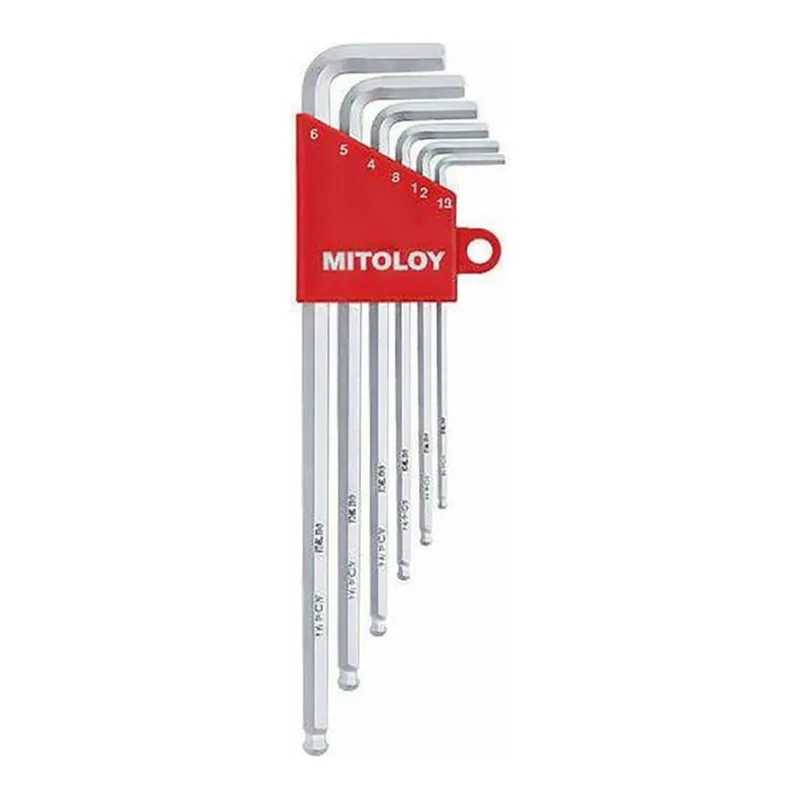 AS ONE L Type Hexagonal Wrench Ball Point, L형 육각봉 렌치(볼 포인트)