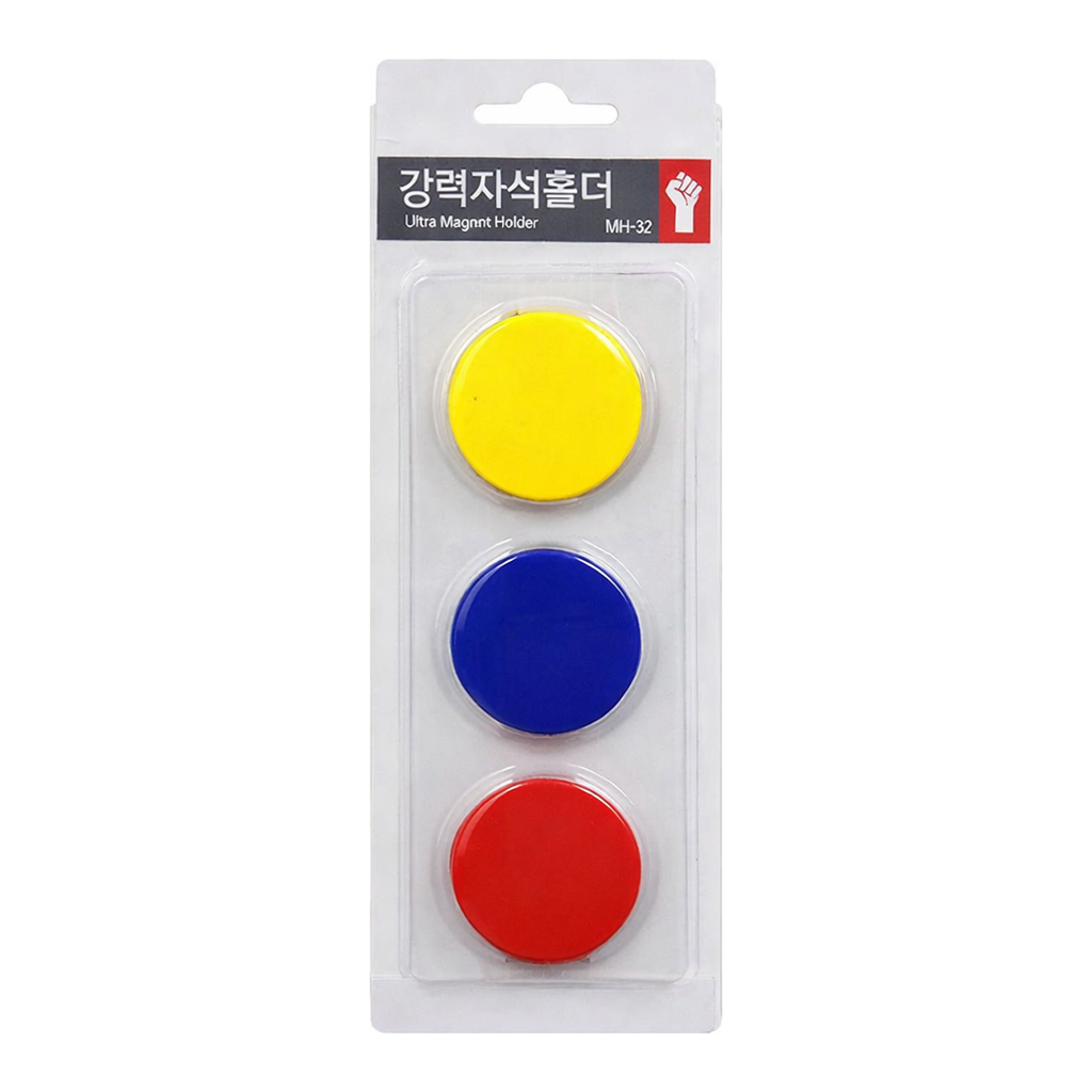 OFFICENEX 강력자석홀더 세트(대/MH-32/3개입/Ø32mm)