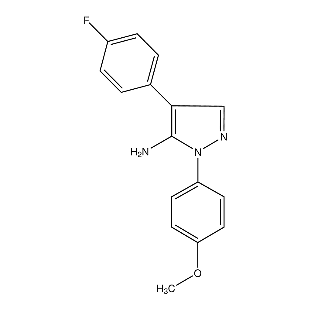 Merck 4-(4-Fluorophenyl)-1-(4-methoxyphenyl)-1H-pyrazol-5-amine