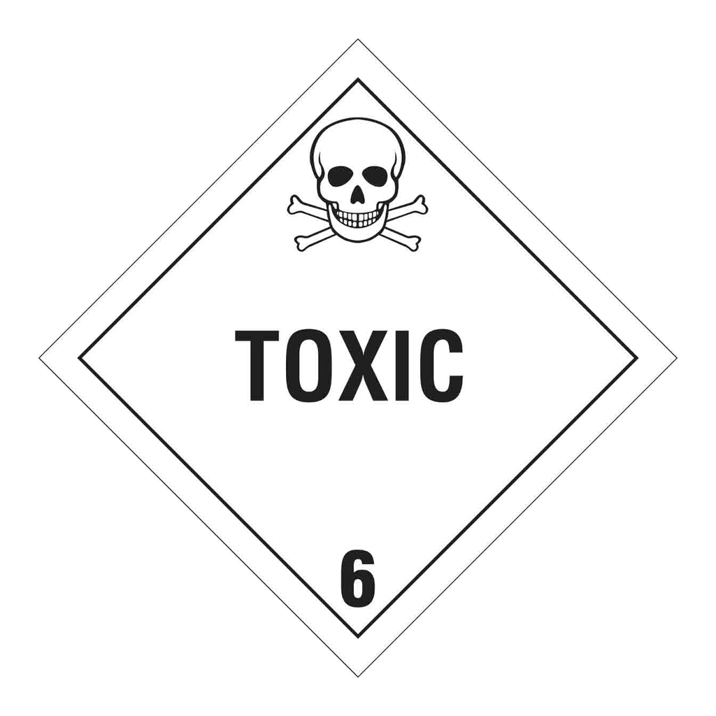 Brady Toxic 6 Sign
