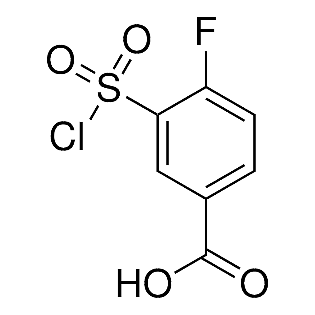 Merck 3-chlorosulfonyl-4-fluoro-benzoic acid