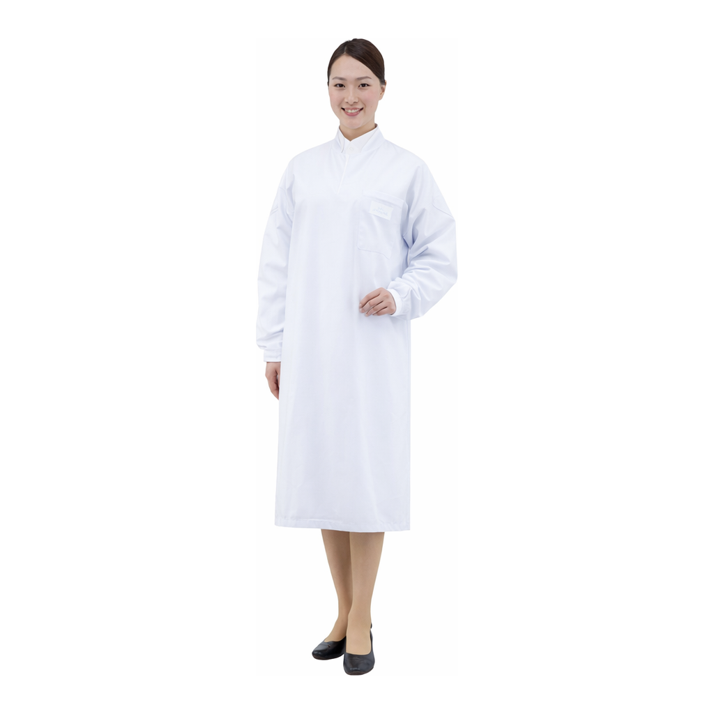 AS ONE Fluorine Coat Sleeved Apron, 불소수지코트 소매달린 앞치마